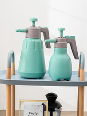 1L thickened flower watering kettle, automatic release valve, spray bottle, gardening household pneumatic high-pressure watering kettle disinfection sprayer