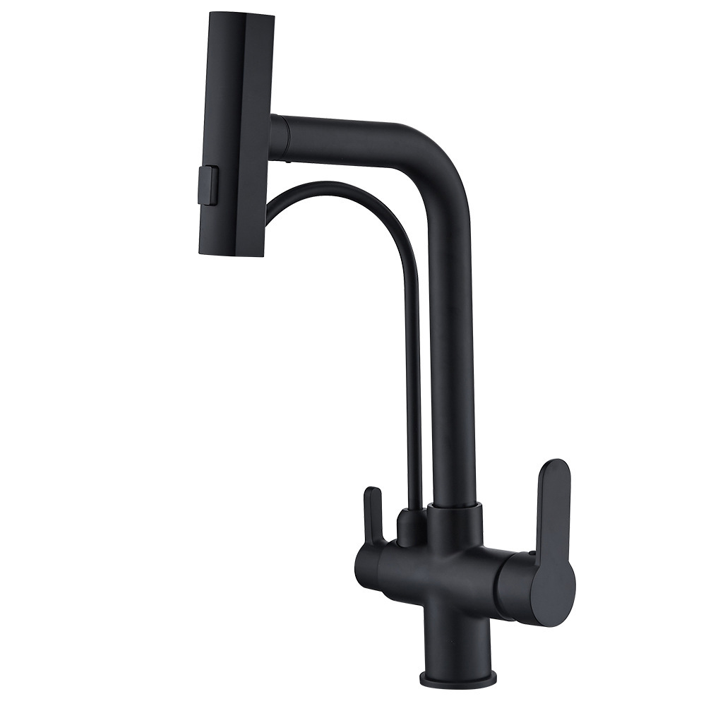 Grifos de agua caliente y fría de cocina transfronterizos, lavabos de cocina 3 - en - 1