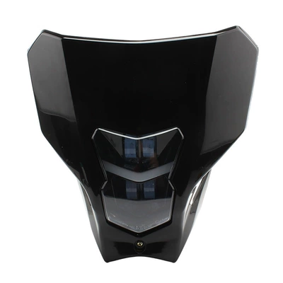 Off-Road Motorcycle Front Headlight Motorcycle headlights, headlights - black