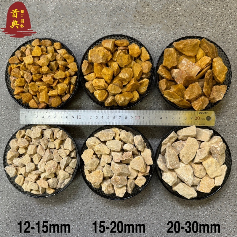 1kg yellow gravel 15-20mm