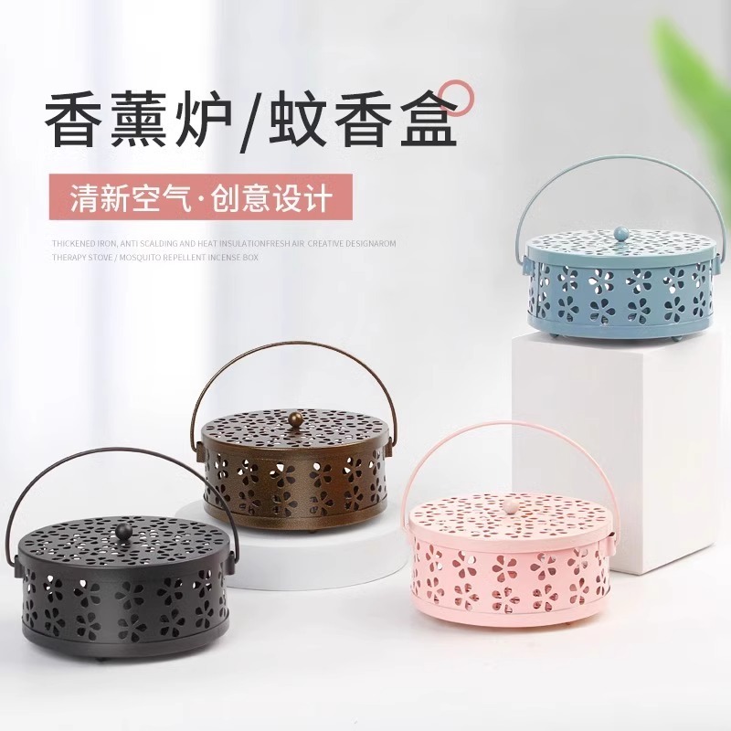 蚊よけ収納クリエイティブ蚊よけボックス火傷防止蚊よけディスクホルダー蓋付き家庭用ポータブル蚊よけボックス大サイズ拡大と深め|undefined