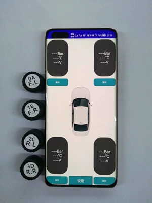 Mobile Phone Bluetooth App Tire Pressure Monitor Car Tricycle Motorcycle Universal High-Precision Bluetooth Tire Pressure System (Tire pressure monitoring system) - four-wheel-vehicle-mobile-phone-app