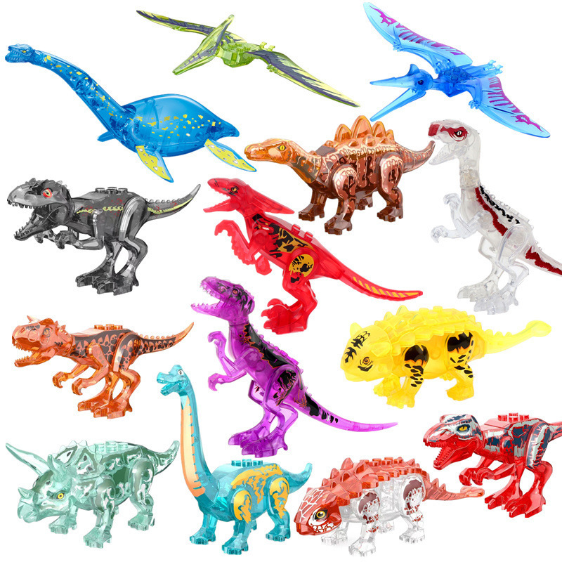 卸売ジュラ紀恐竜大型ブラキオサウルス ヘビクラン エラプティドン ティラノサウルス レックス世界組み立てビルディング ブロック|undefined