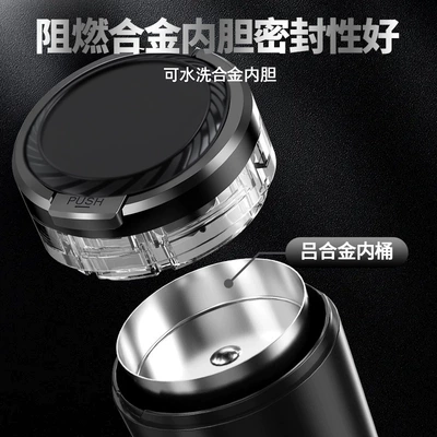 Smoking Artifact One Button Open – Car ashtray