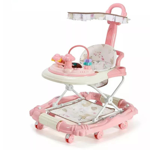 Stroller with anti-O leg function, multi-function anti-tip push cart for babies, can sit and push, learning car, starting and assisting walker