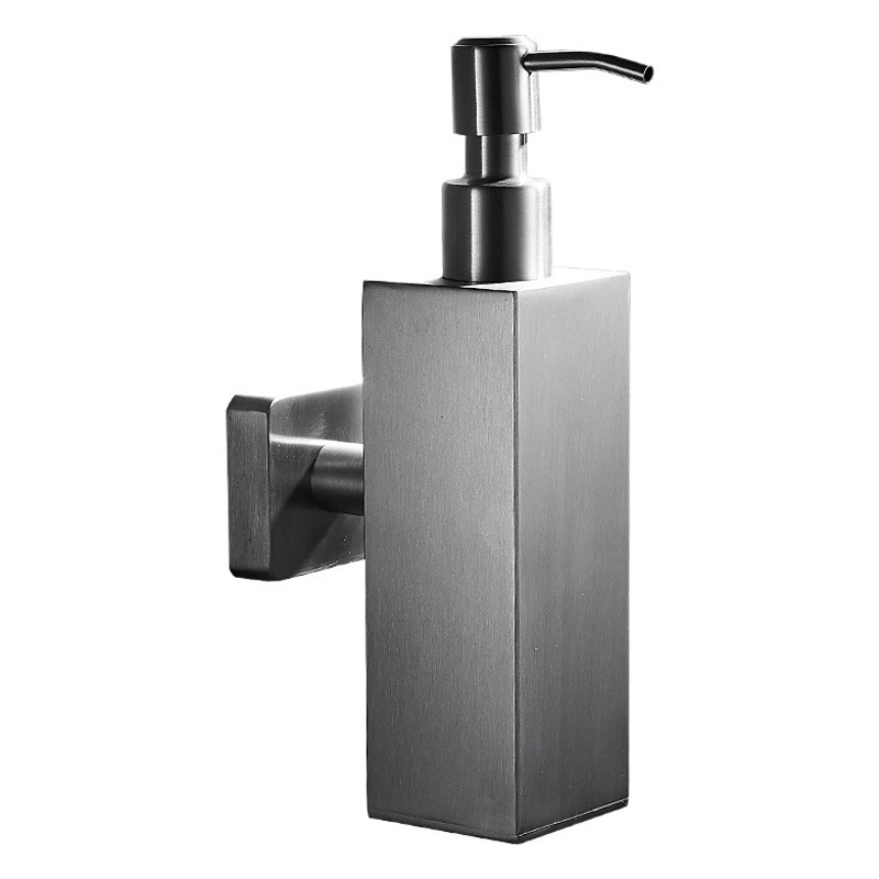 Современный минималистский дозатор мыла из нержавеющей стали кухонная настенная стойка отель ванная комната бутылка для хранения геля для душа оптом