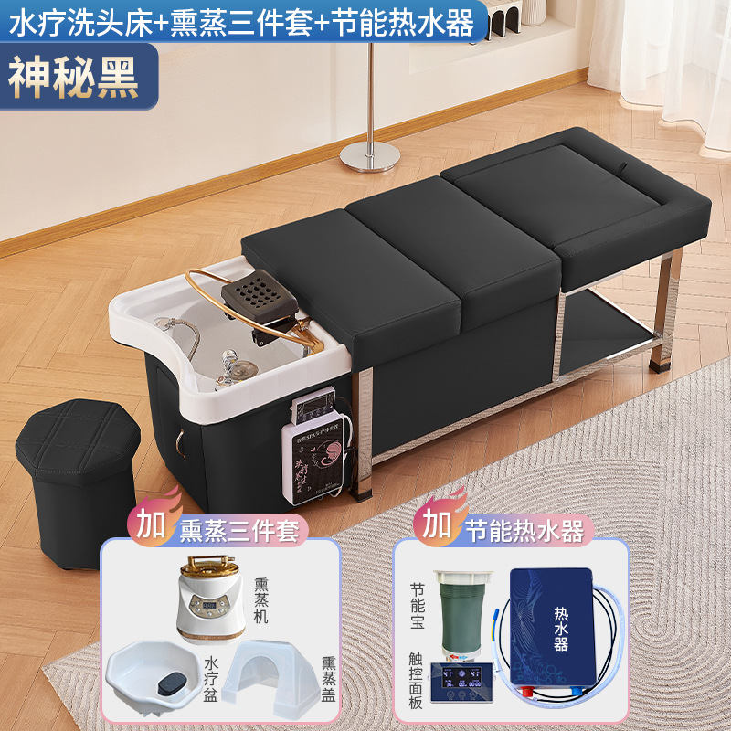 Misterioso negro + ciclo de agua + calentador de agua + fumigación