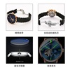 Ultra thin mechanical mechanical watch, waterproof solid men's watch, watch strap stainless steel, fully automatic, internet celebrity