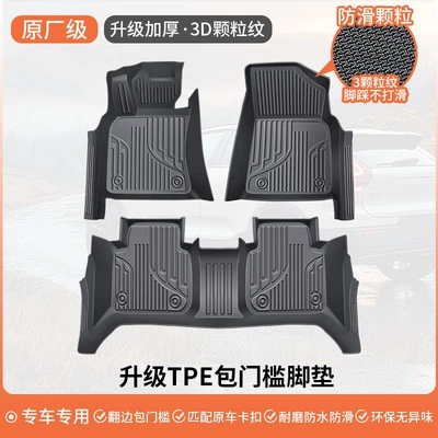 Universal Foot Pad and old cars - upgraded-thickened-single-layertpe-door-sill-mat-3d-anti-slip-particles