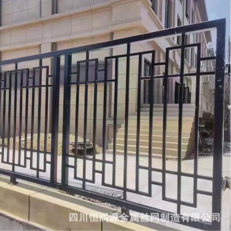 景观栏杆 景点防护栏 焊接栏杆 铁艺围栏 庭院钢护栏 镀锌栏杆