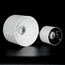 灯具厂批发led压铸明装筒灯外壳深防眩COB吊线桶灯套件30W40W50W