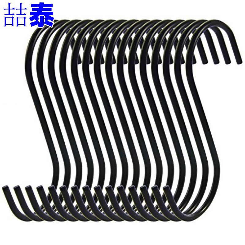 厂家直发防静电涂成不锈钢挂钩 电镀挂钩 S型挂钩 厨房挂钩 批发