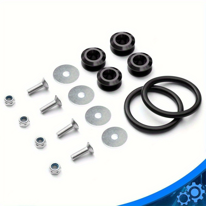 TEMU generation car modified front and rear bumper quick-release surrounding screw double-layer gasket car double gasket