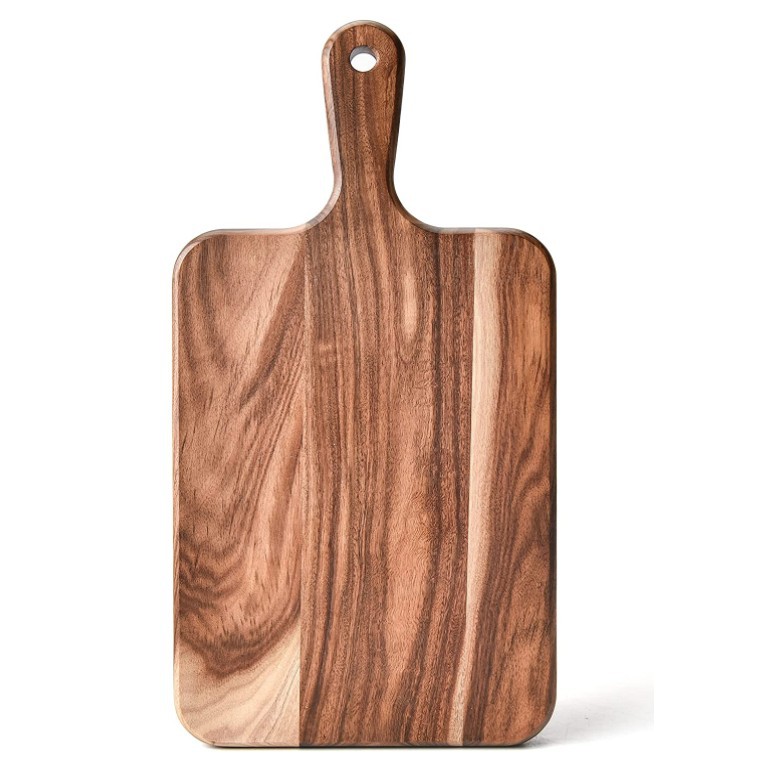 Tablero de corte de madera de acacia transfronterizo tabla de cortar de madera Hotel cocina tabla de cortar de madera Placa de pan queso filete pizza bandeja