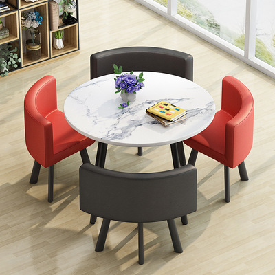 Mesa de comedor disponible para uso doméstico, apartamento pequeño, mesa de comedor, tienda, mesa de negociación, mesa y silla, mesa redonda de recepción