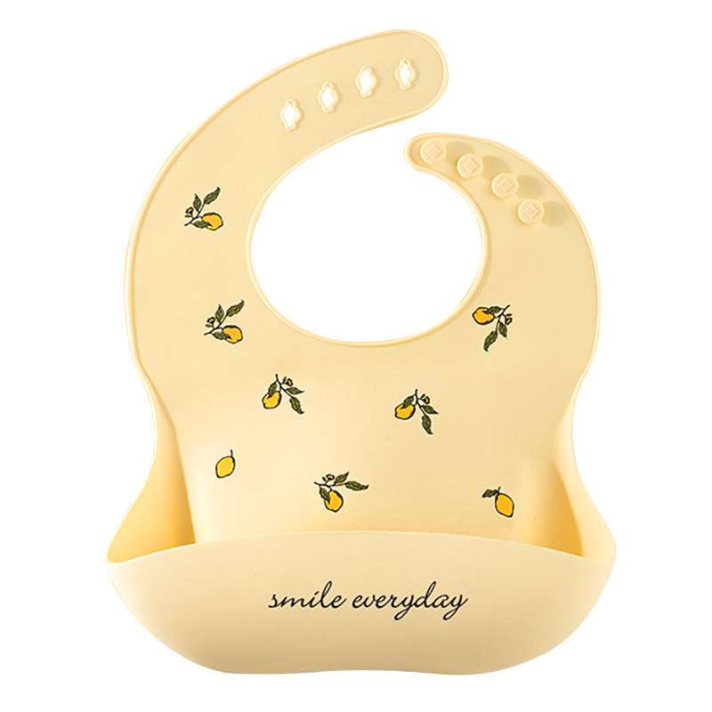 Brand children's silicone ultra thin waterproof eating bib for…