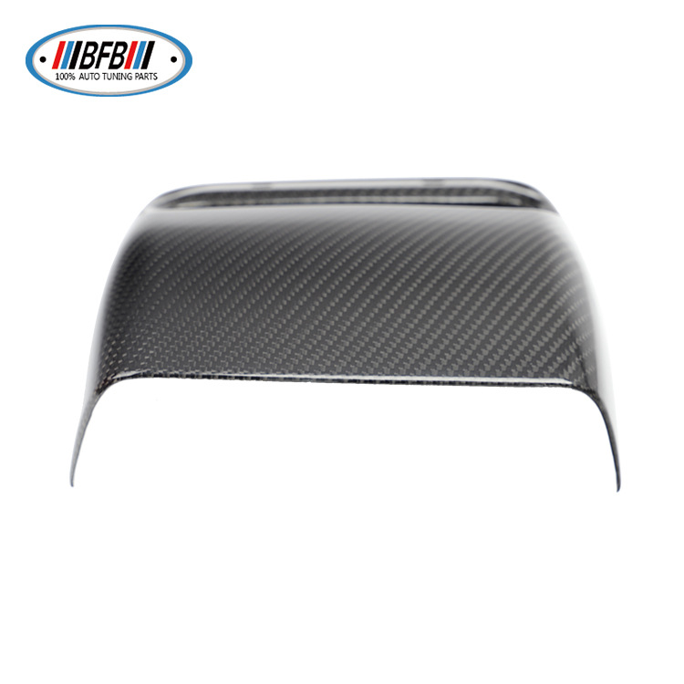 100% Real Carbon Fiber Rear Seat Air Vent Cover Shell with Type - C Port - For Tesla Model 3 Y - Carbon Fiber Outlet Cover New Version