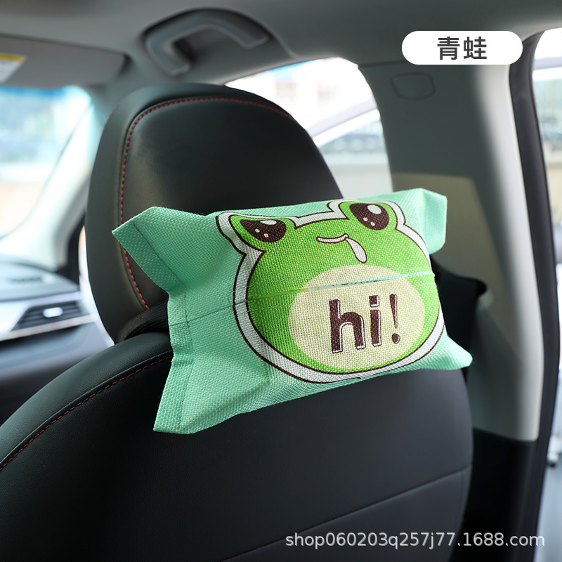 Back Seat Paper – NIPING Car tissue box/set - car-storage-bag-frog-1-piece