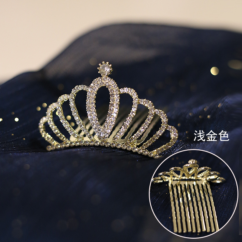 A타입 - 라이트 골드 5cm 크라운 빗