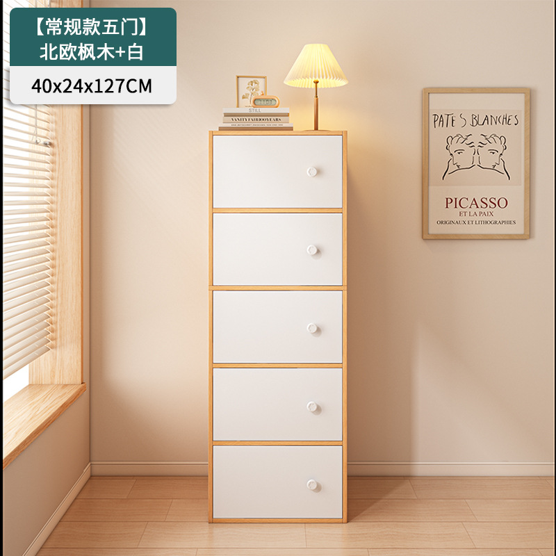 Estante de libros estante de piso sala de estar armario de libros armario de almacenamiento integrado contra la pared almacenamiento doméstico con puerta armario de exhibición a prueba de polvo