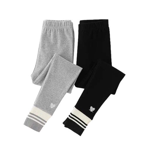 Children's Thermal Padded Leggings 2025 New Design for Older Children and Girls, Children's Sport Leggings for Outdoor Wear, Simple Style