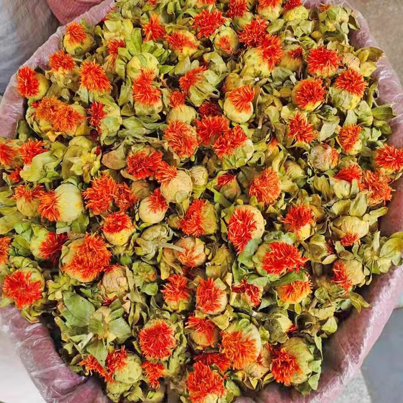 Tibetan Safflower Fruit Hong Hua Guo 500g Whole Dried Flowers for Herbal Tea and Infusions overview