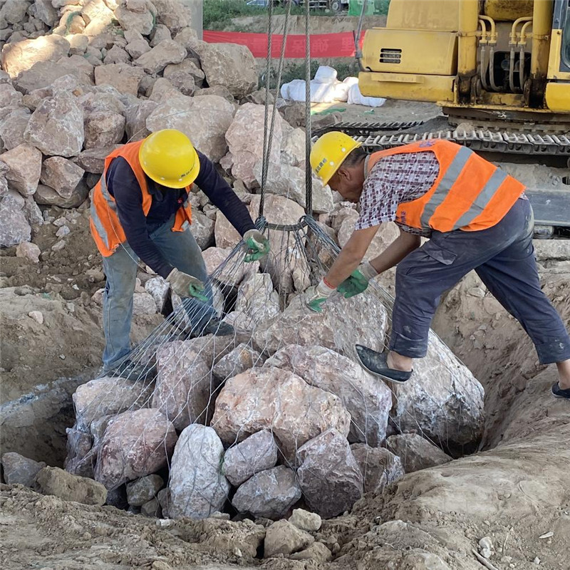 成都合金网兜 防汛钢丝网兜 填海钢丝网兜 抢险应急抗洪合金网兜