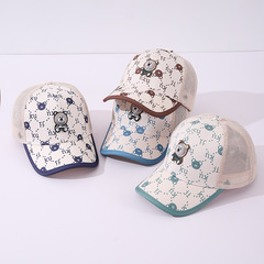 寶寶鴨舌帽薄款男女寶網帽洋氣透氣嬰幼兒小童防曬棒球帽9006-68