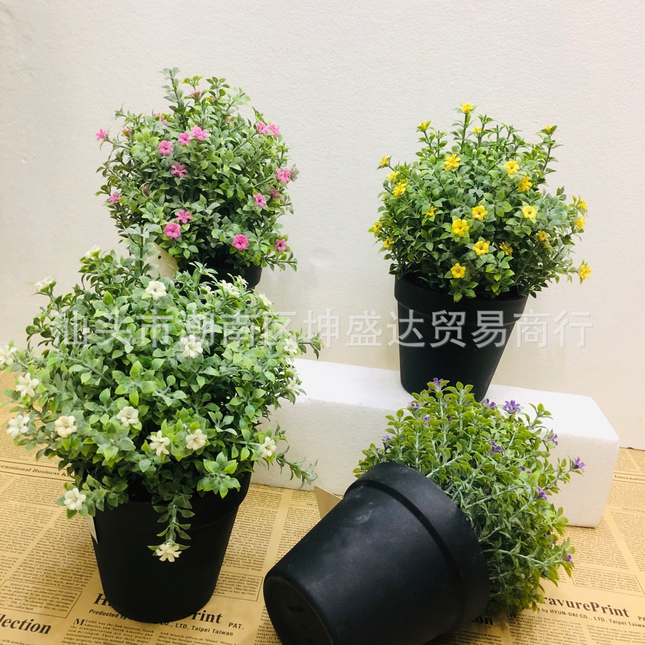 시뮬레이션 블루 베리 열정 과일 분재 책상 책상 책상 장식 촬영 소품 녹색 식물 화분에 심은 창조적 인 장식품