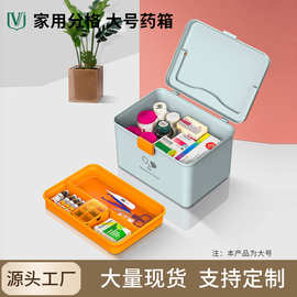 维简药箱家庭带药包医疗箱装药品药物带盖收纳盒小应急医药箱家用