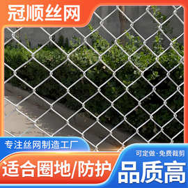 勾花网镀锌铁丝网围栏鸡狗养殖菱形网煤矿井防护勾花网喷浆经纬网