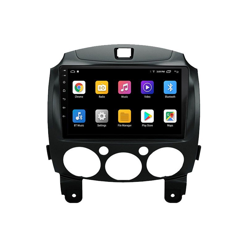 Suitable for 07-13 Mazda 2 Android large screen navigation GPS Bluetooth reversing image Carplay 2
