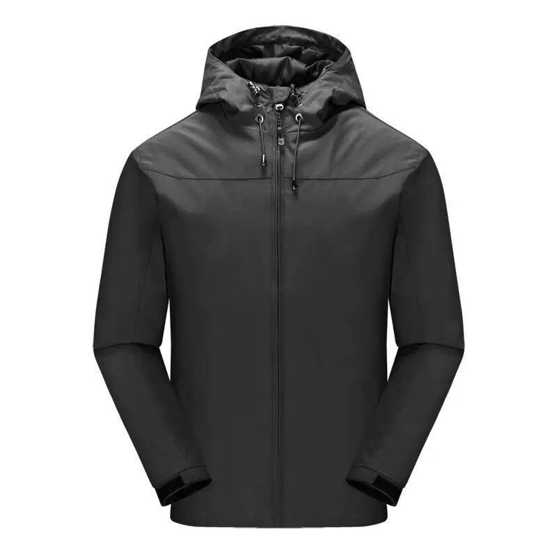 Cross-Border Couple Hooded Windproof Jacket Men's Outdoor Jacket Waterproof Soft Shell Jacket New Warm Jacket