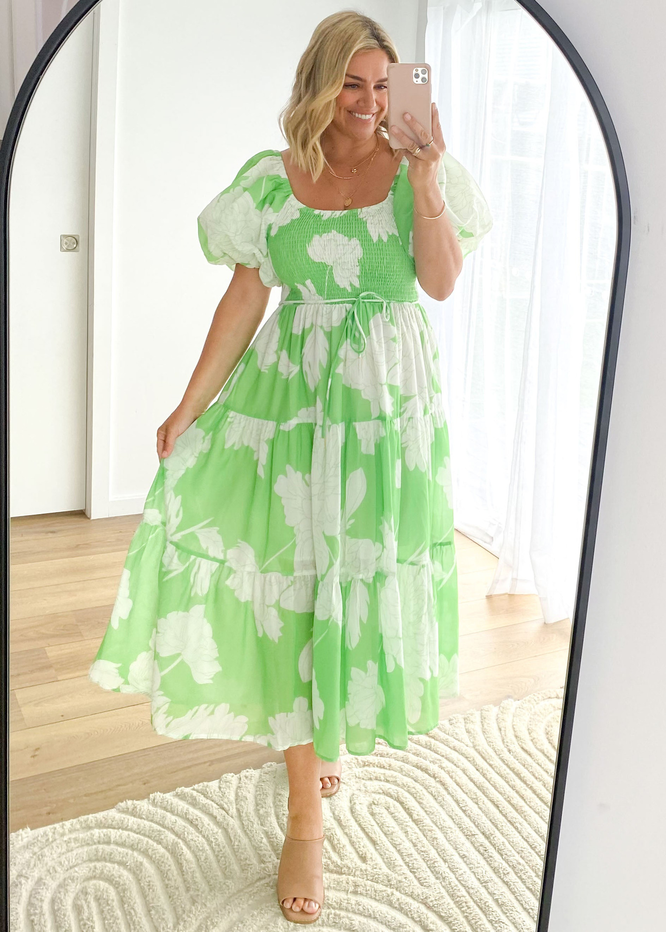 266g Weight Maxi Long Dress Dress Length Type Short Sleeve Sleeve Length Swing Dress Dresses Type Puff Sleeve Sleeve Type Polyester Fabric Type High Waist Waist Line Holiday, Daily Occasion Off Shoulder Neckline Slim Fit Type Flower Pattern Spring Season Women's Gender Printing Design Elegant, Pastoral Style Wholesale Women's Elegant Pastoral Printing Flower Holiday Daily Off Shoulder Short Sleeve Swing Dress 12
