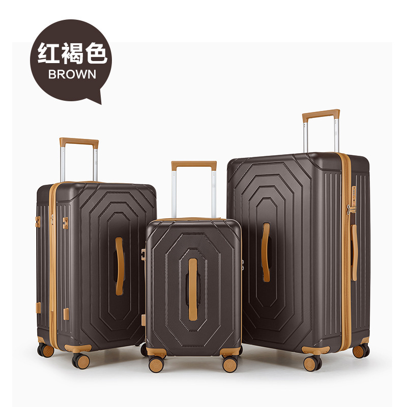 1T品牌跨境行李箱20寸静音女pc拉杆箱大容量男旅行箱轻便胖胖箱包|undefined