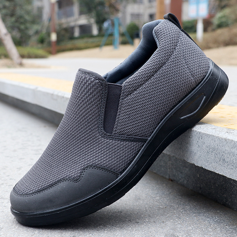 Big Sale Men's Shoes, Extra Large Size Men's Shoes, Size 45 to 48, Elderly Shoes, Spring & Fall Old Beijing Cloth Shoes, Breathable Casual Soft Soles