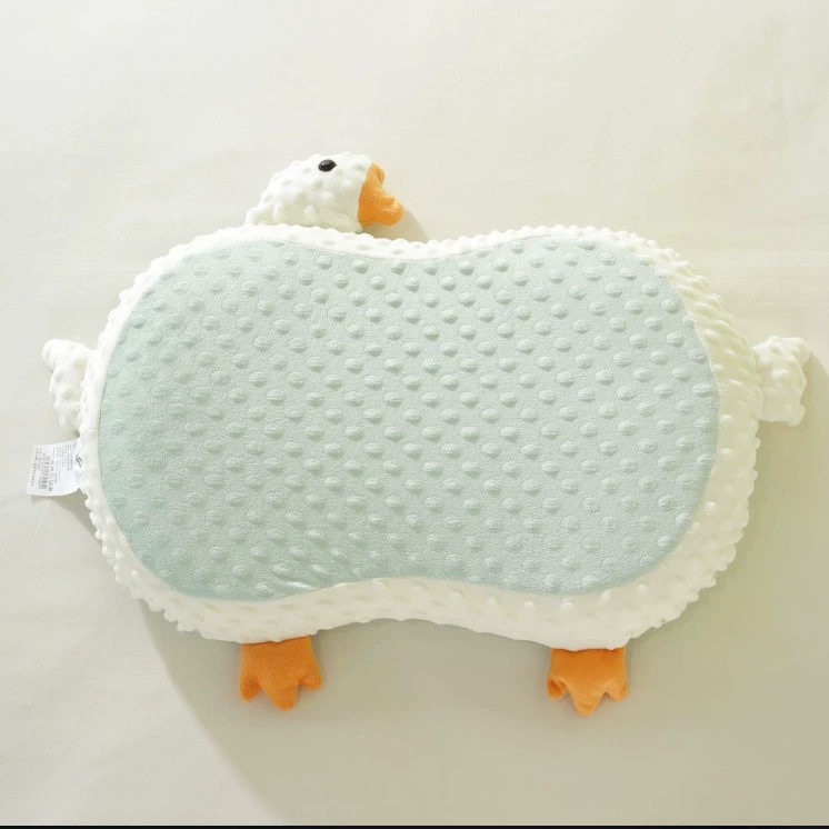 Big goose cat belly pillow memory foam pillow slow rebound cervical spine support dormitory sleep cartoon pillow