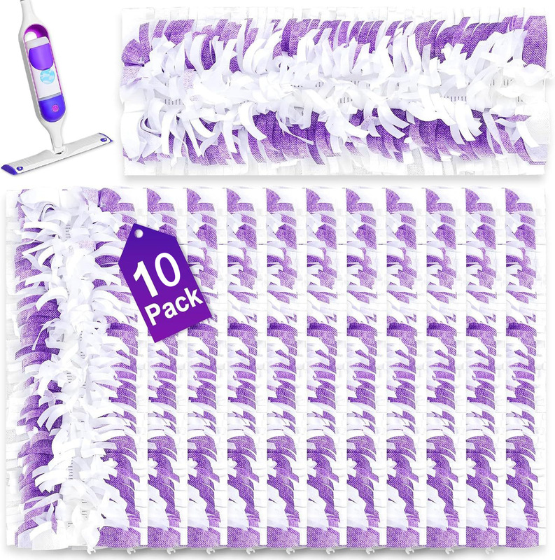 Compatible with Swiffer Powermop Disposable Mop Cloth, Dual-Use for Dry and Wet, Floor Cleaning Cloth, Absorbent Replacement Pad