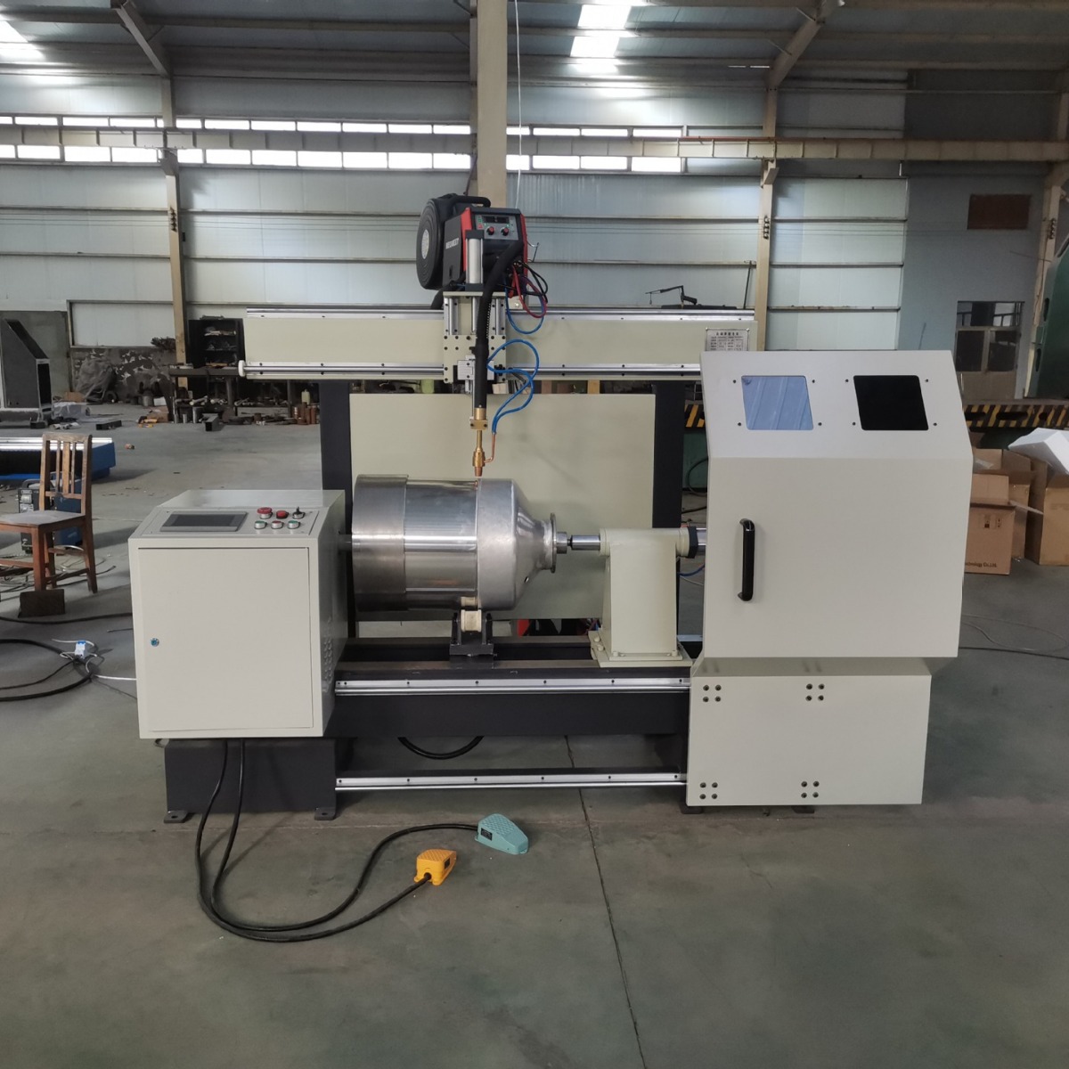 供应储气筒环缝焊接设备 筒体直缝焊接机 不锈钢筒体自动焊