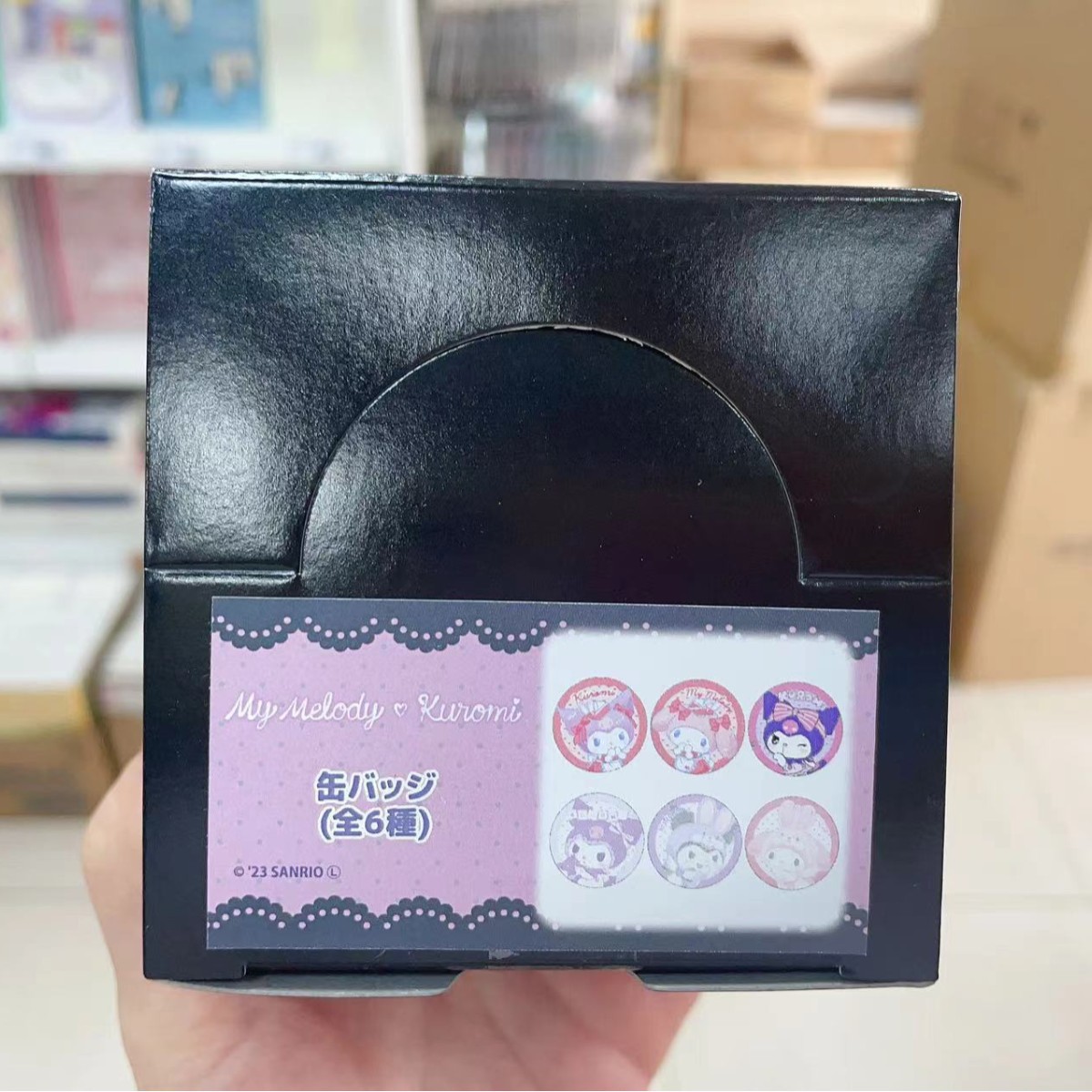 멜로디 + 쿠로미 뱃지 블라인드 드로우 [6개/박스]