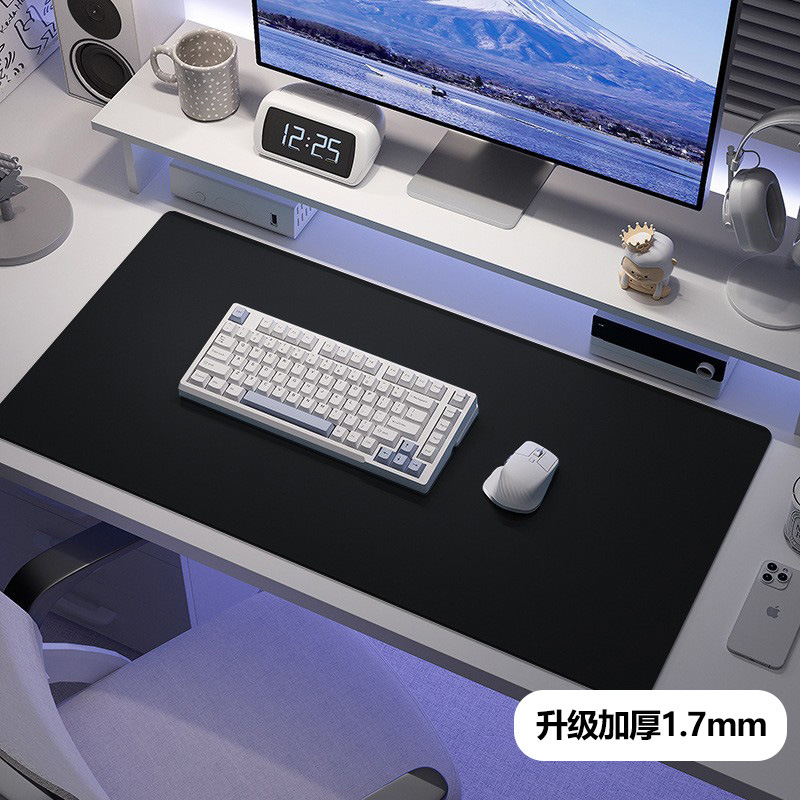 マウスパッド超巨大防水汚れ防止puレザーテーブルパッドオフィスデスクトップノートブックキーボードパソコンデスクマット高级感|undefined