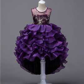 3-15y kids princess tutu dresses for girls show party skirt