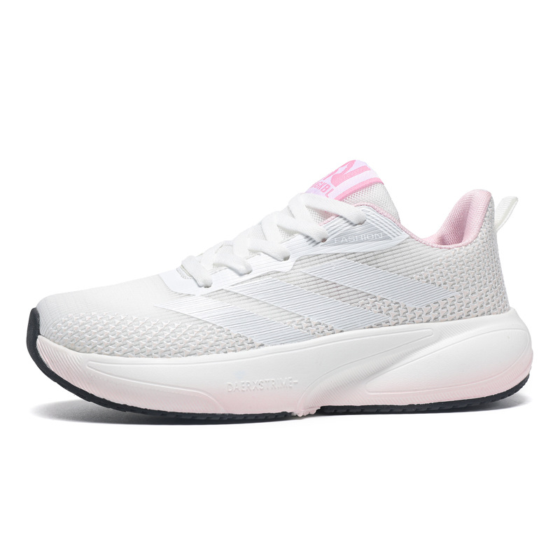 Zapatos de pareja transpirables al aire libre de verano, zapatos de correr casuales transpirables de malla, zapatos de hombre de tres barras, zapatos deportivos al aire libre