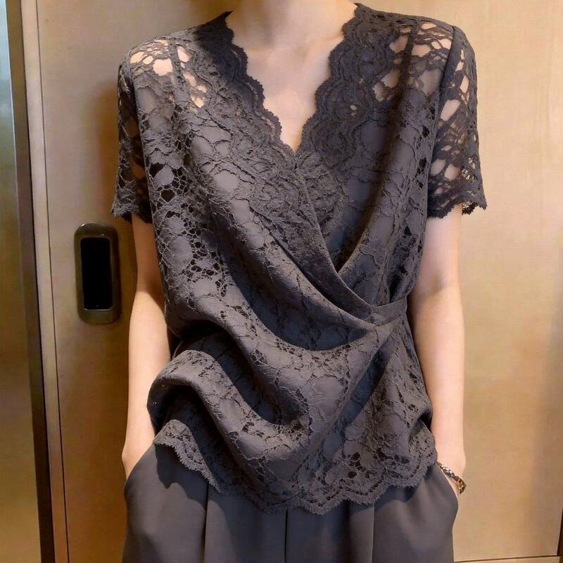 2026 Chic and Exquisite French-Style Top, New Summer Collection, High-End Unique and Beautiful Women's Clothing for Important Occasions