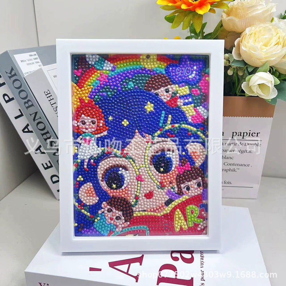 Набор для алмазной живописи Sanrio Kuromi, 17×22 см пластиковая рамка, набор для творчества DIY для детей