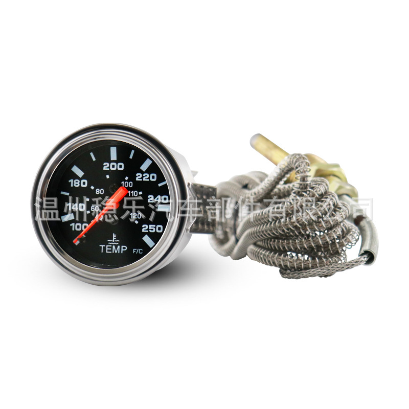 Universal Mechanical Water Temperature Gauge 12V Car Dashboard Modification 40-120 Degrees Dashboard Modification Accessories