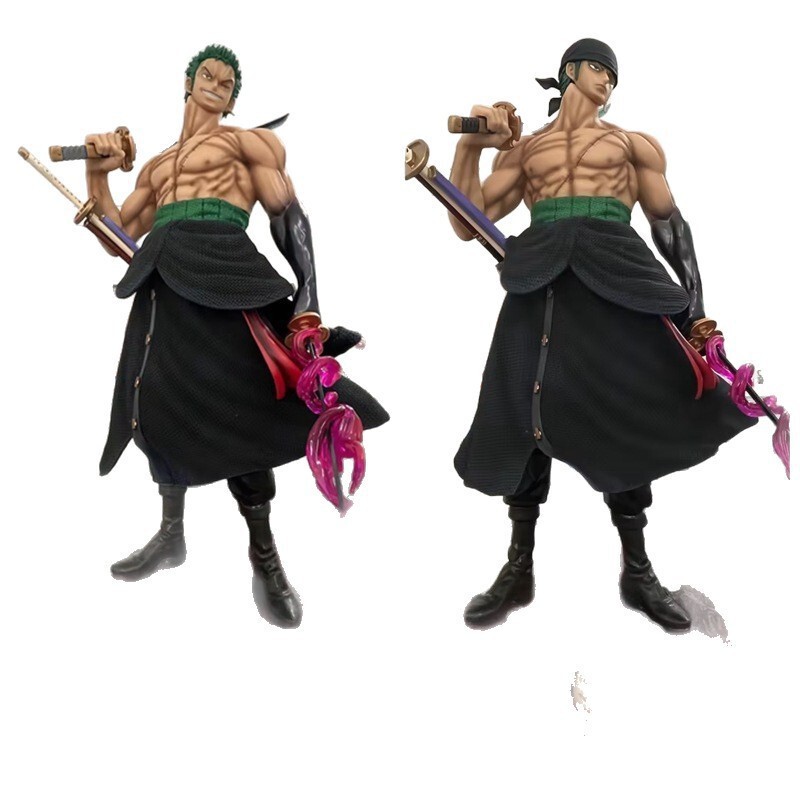 【原頭货源】ワンピース 超大型GK刀を抱えたゾロ 70CM フィギュア 置物 5頭雕モデル ギフト卸売|undefined
