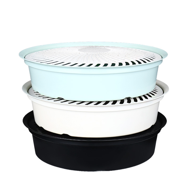 5YA1 Cardboard Stove Gas Stove Household BBQ Net Outdoor Outdoor BBQ Net BBQ Steak Pan Round