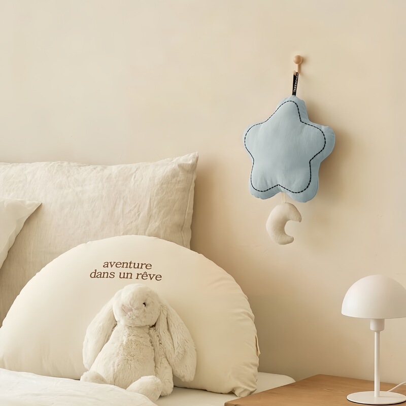 Korean Ins-Style Night Light for Bedroom, Baby Feeding, Eye-Protection Led Bedside Lamp, Children's Room Ambiance Light, Hanging Lamp, Wall Lamp