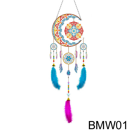 Pintura de diamantes Periféricos de captura de sueños de bricolaje Pintura de diamantes Adornos de diamantes Artesanía de diamantes brillantes Pintura de diamantes al por mayor